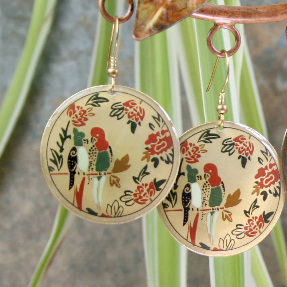painted-parrot-disc-earrings